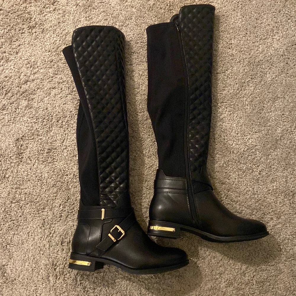 Justfab KneeHigh Black Boots